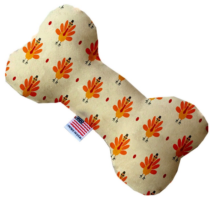 Turkey Trot 8 Inch Bone Dog Toy